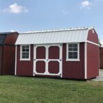 Painted express series side lofted barn